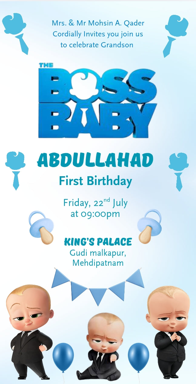Little Boss Party