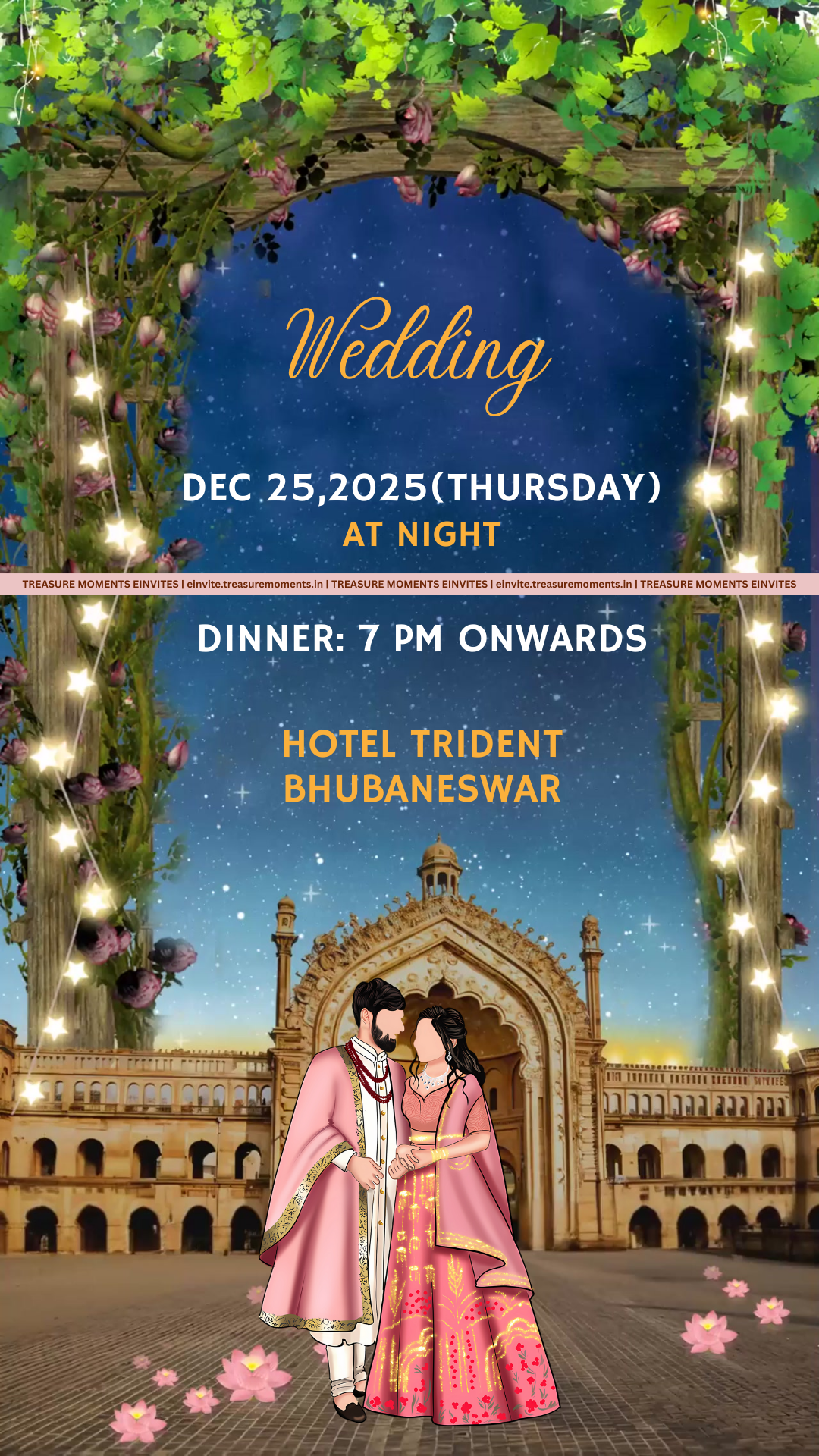 Royal Heritage Fusion - Wedding Invitation