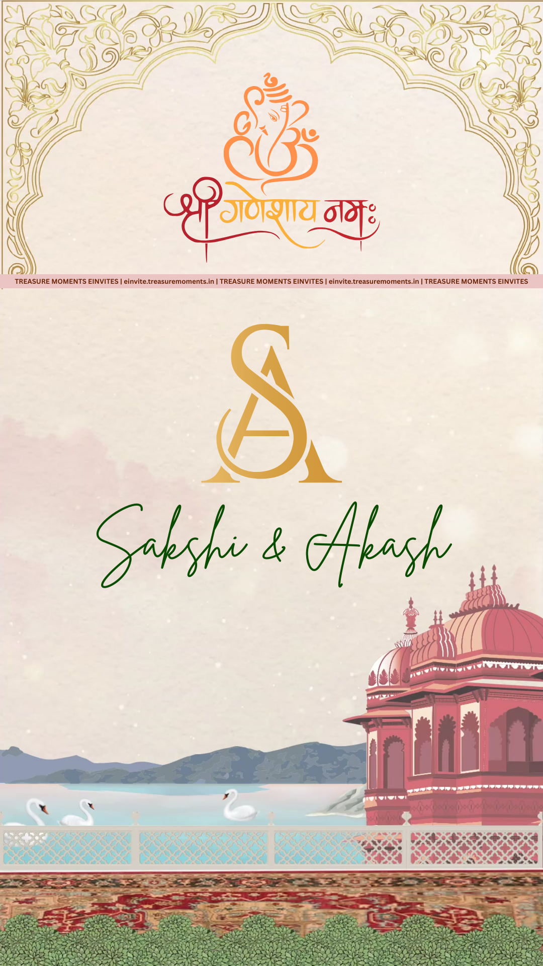 Royal Heritage Fusion - Wedding Invitation
