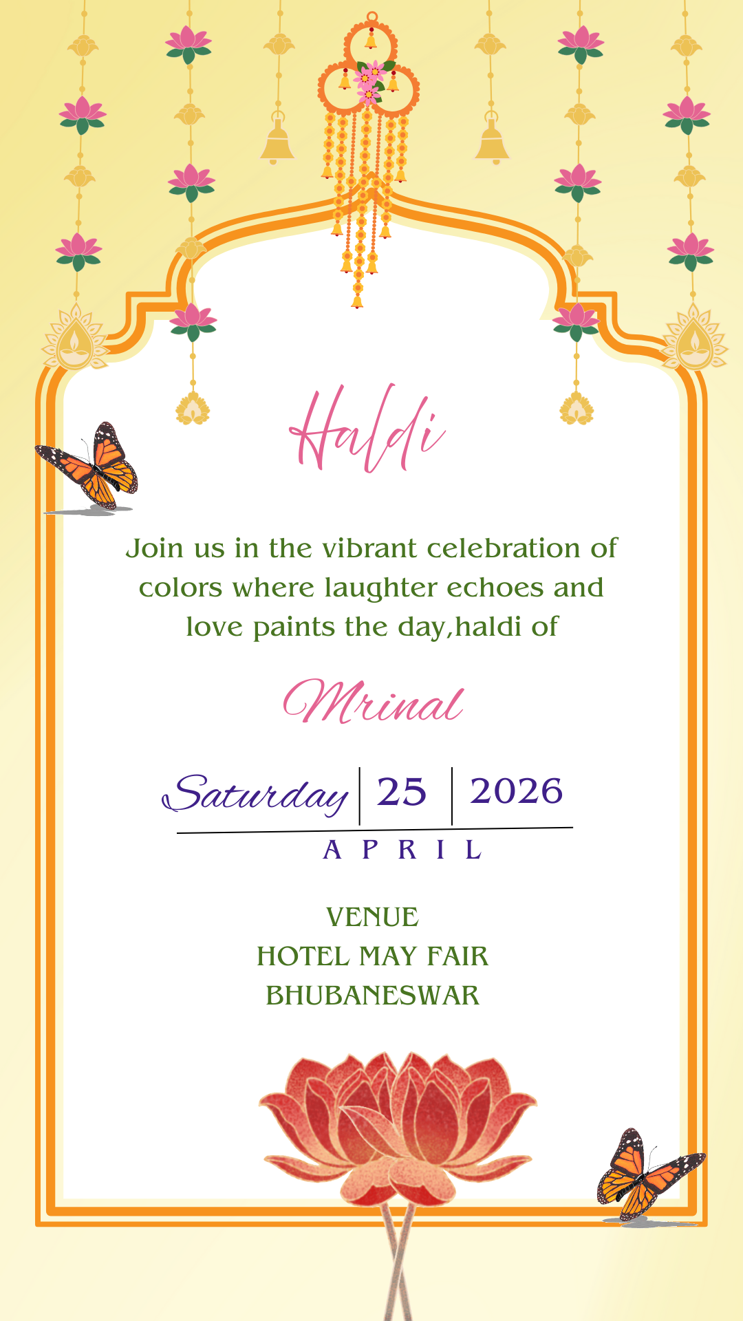 Eternal Butterflies - Wedding Invitation