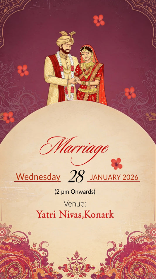 The Indian Wedding Affair - Wedding Invitation