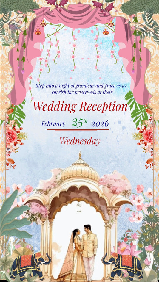 Wings of Love - Wedding Invitation