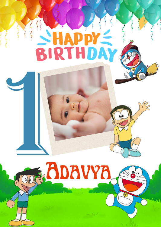 Birthday Invitation(Doraemon I)