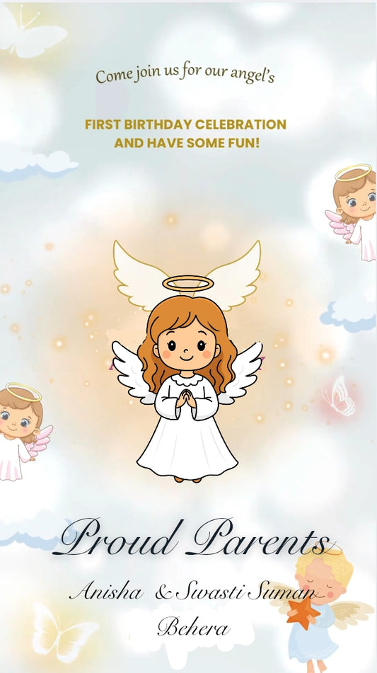 Little Fairy Birthday Invitation