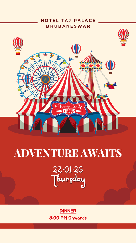 Circus Birthday Invitation